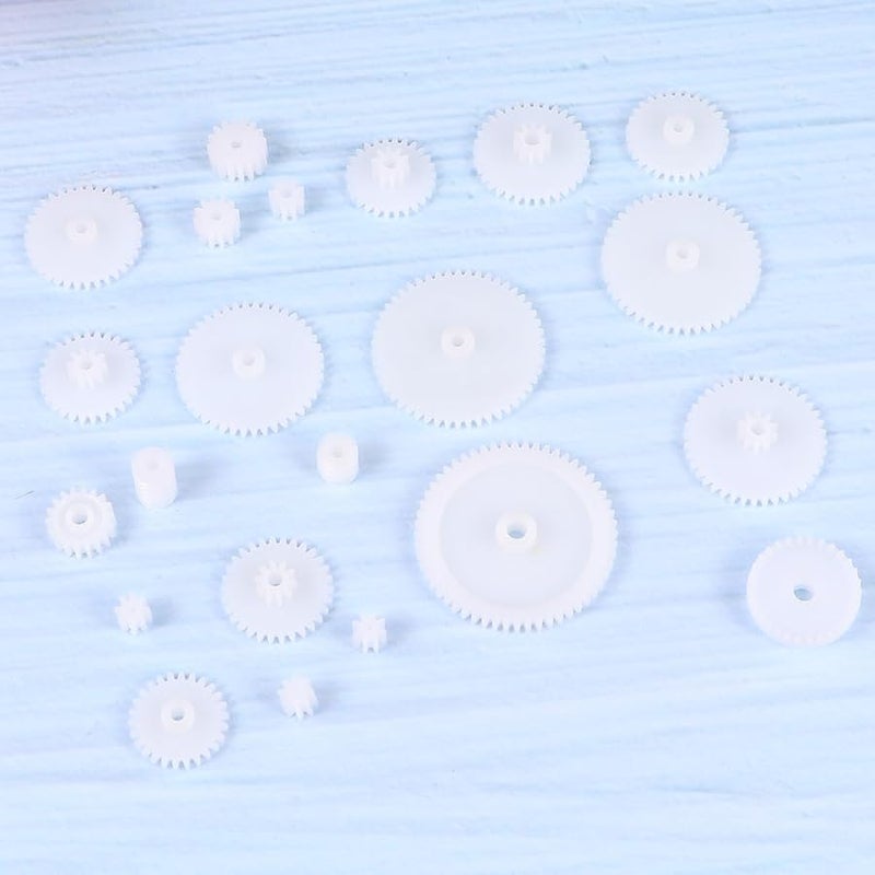 116 Pcs Plastic Gears DIY Motor Transmission Gear Set 0 5 Modulus Slow Down Parts - Image 5